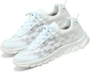 2024 New Women's Luxurious Orthopedic Sneakers, Hollow Breathable Mesh Shoes, Comfortable Hollow Running Shoes