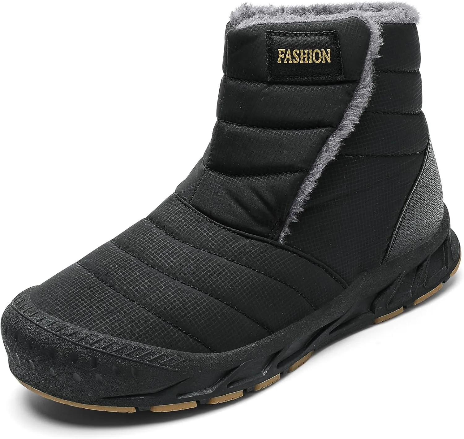 Ankle Snow Boots Men Women High Top Fashion Casual Trainers Winter Padded Thick Rubber Sole Waterproof Outdoor Shoes