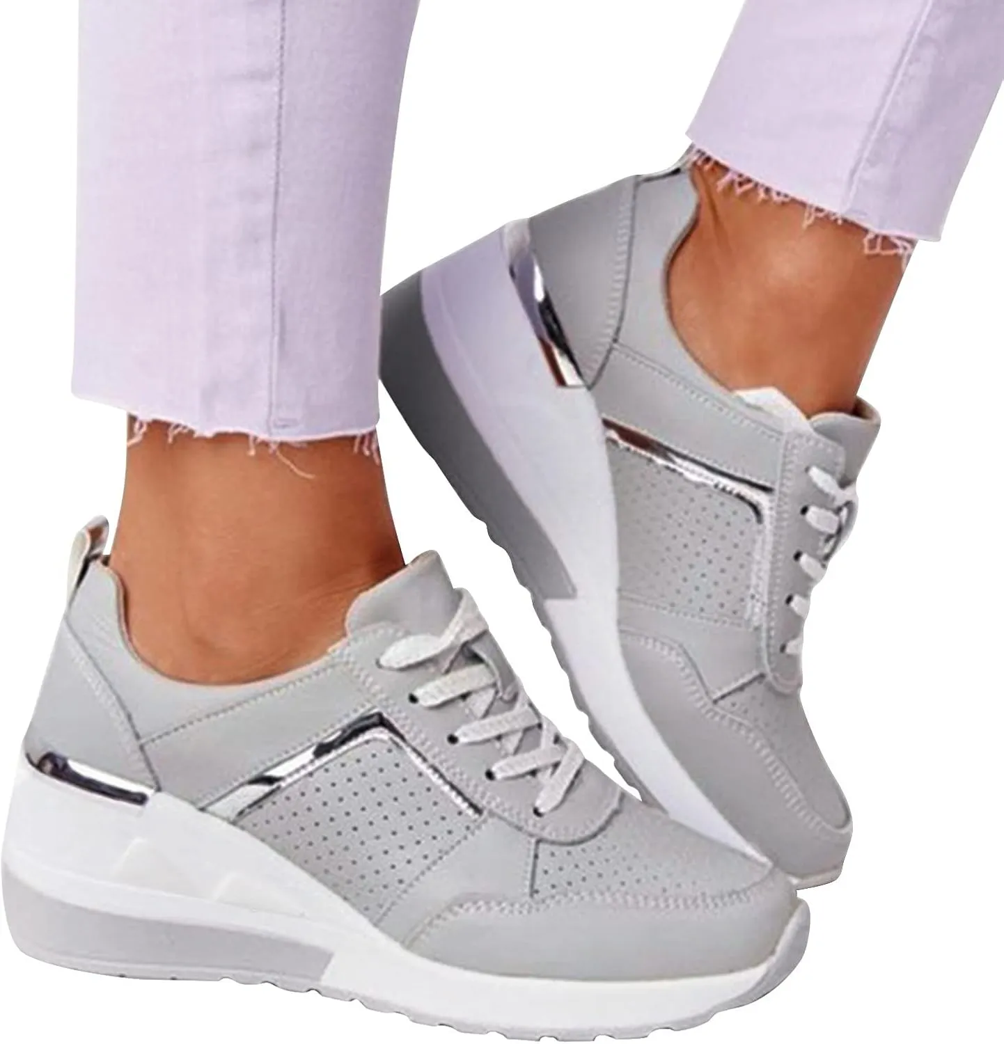 Athletic Shoes Women Cute Fashion Workout Sneakers Ladies Arch Support Breathable Comfort Wear Non Slip Gym Sneakers