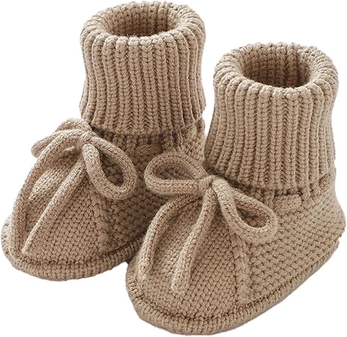Baby Booties Newborn Sock Shoes Hand Knitting Crochet Infant Boy Girl Cozy Shoes Indoor Breathable First Walking Shoes