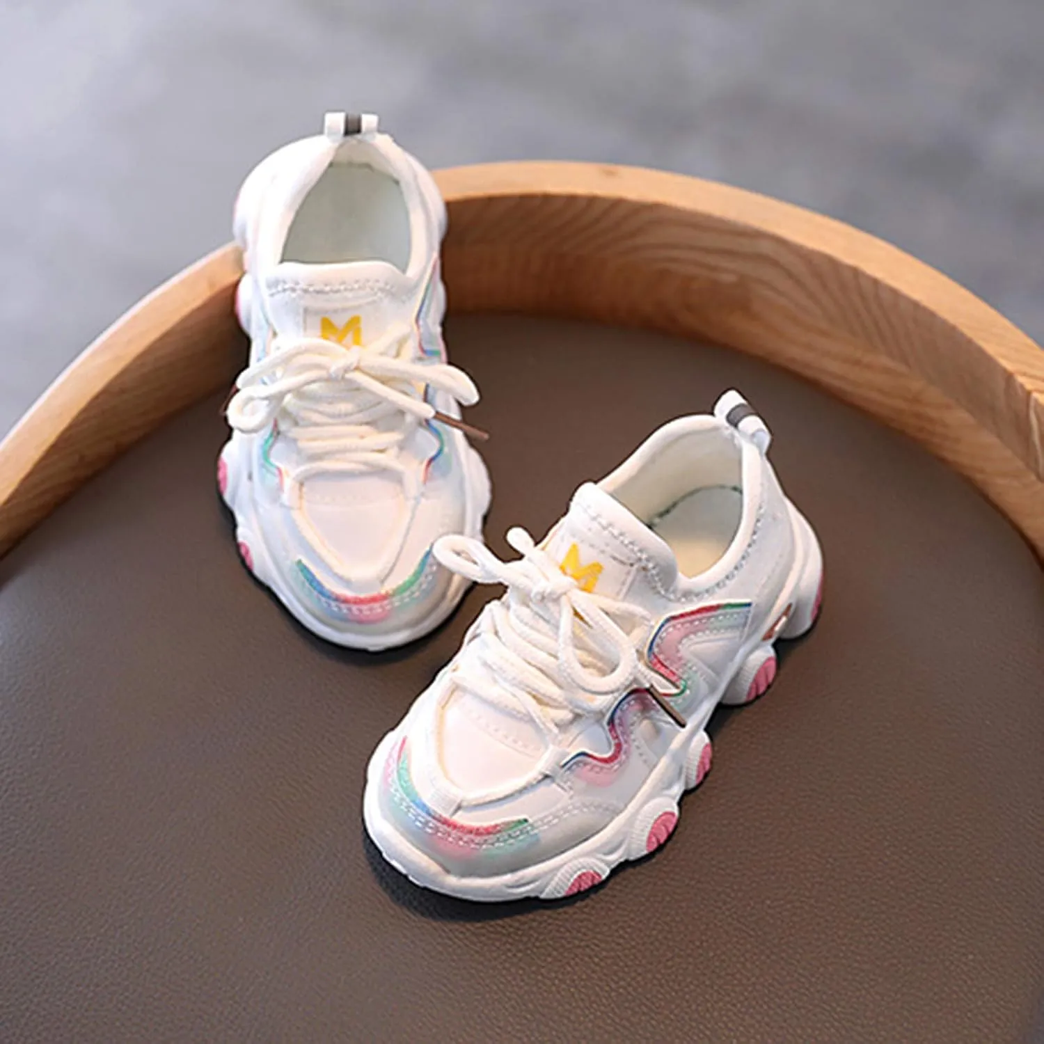 Baby Boys' Shoes,Infant Toddler Boys Girls Leather Shoes Baby Winter Warm Soft Lace Up Shoes 1-6 Years