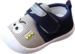 Baby Girls Boys Squeaky Shoes Lightweight Breathable Non-Slip Sneakers Infant First Walking Shoes Outdoor Indoor
