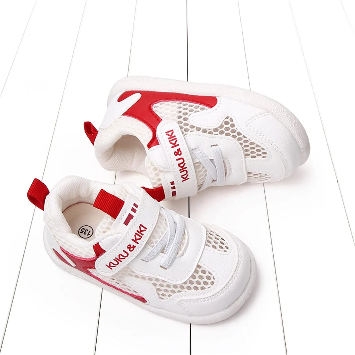 Baby Shoes Toddler Boys Girls Lightweight Fashion Shoes Kids Non-Slip Breathable Slip on Sneakers Tennis Shoes