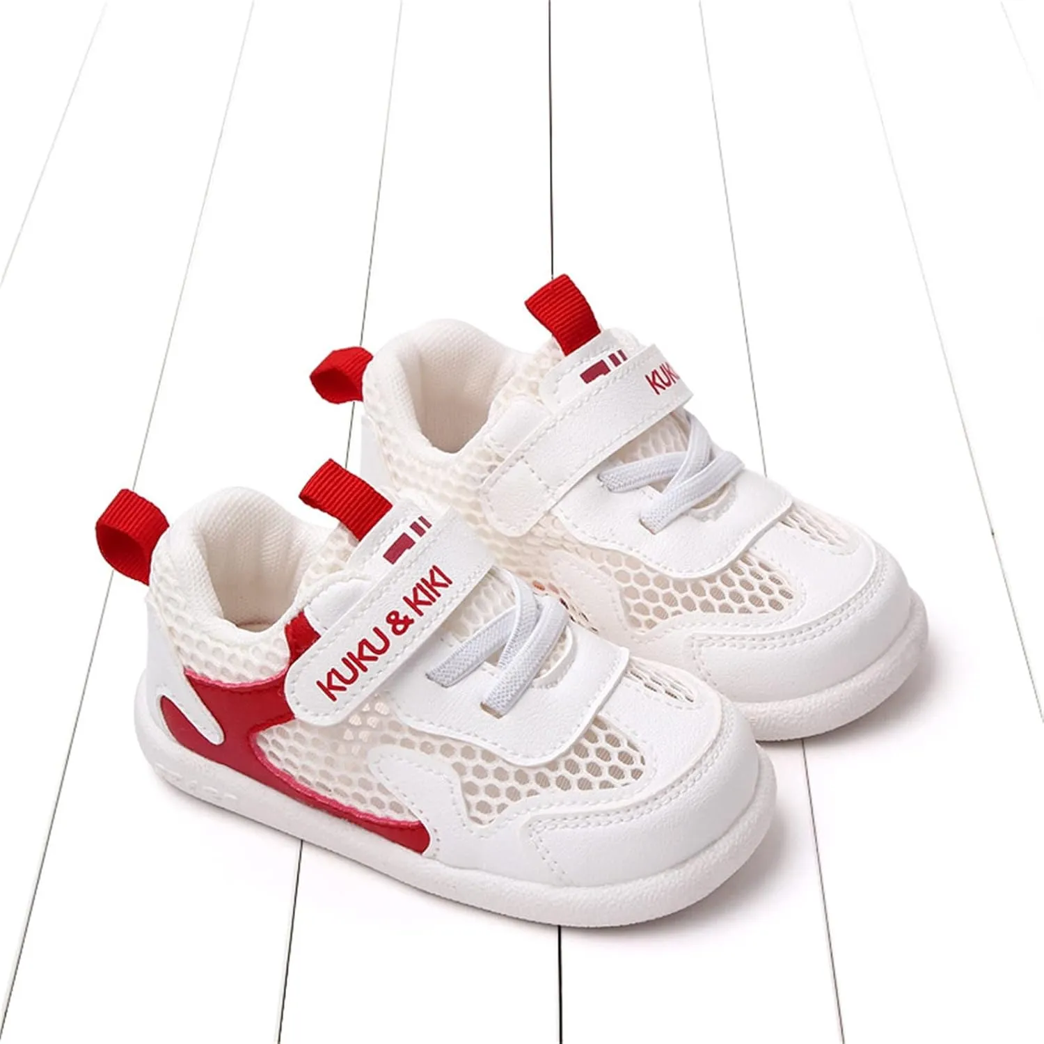 Baby Shoes Toddler Boys Girls Lightweight Fashion Shoes Kids Non-Slip Breathable Slip on Sneakers Tennis Shoes