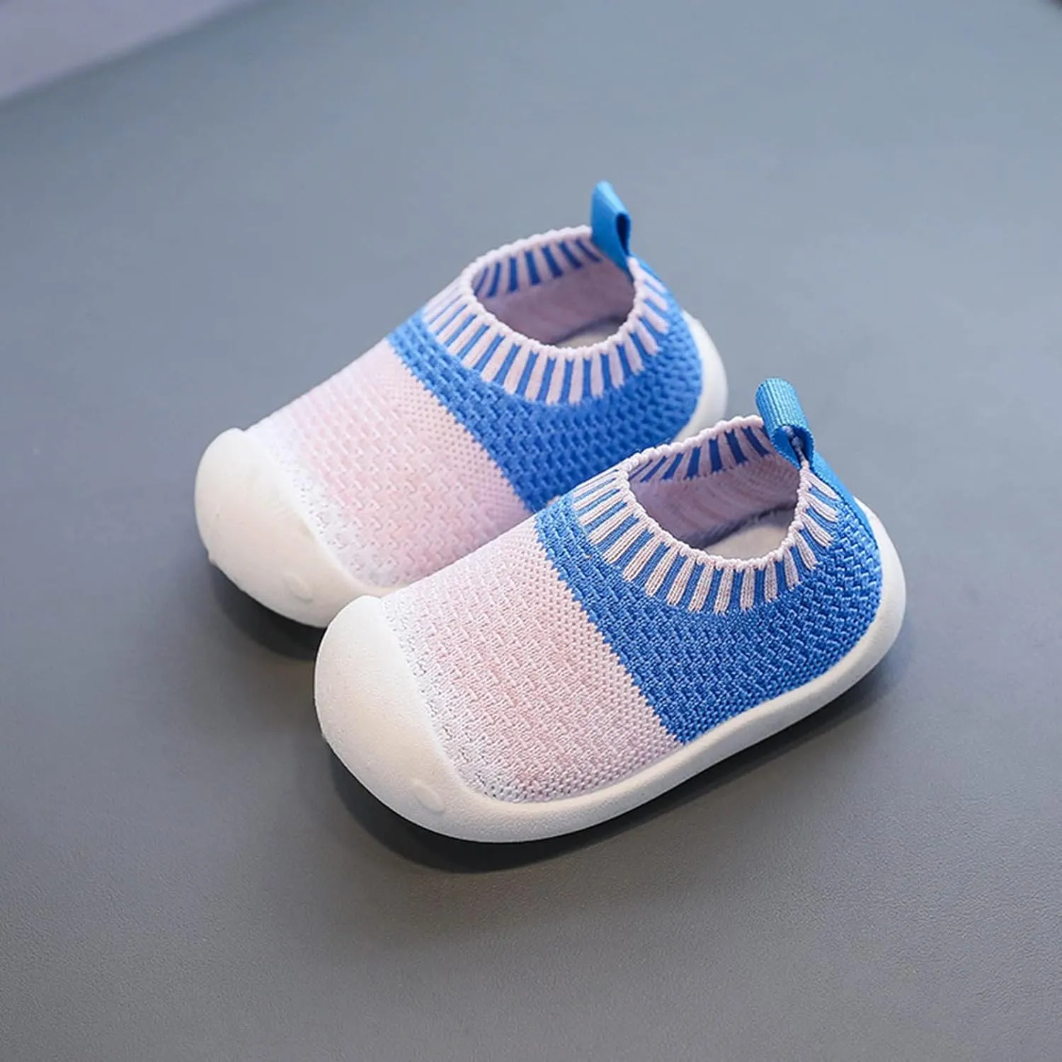 Baby Sneakers Girls Boys Lightweight Breathable Mesh First Walkers Shoes Warm Elastic Sock Shoes Indoor Outdoor