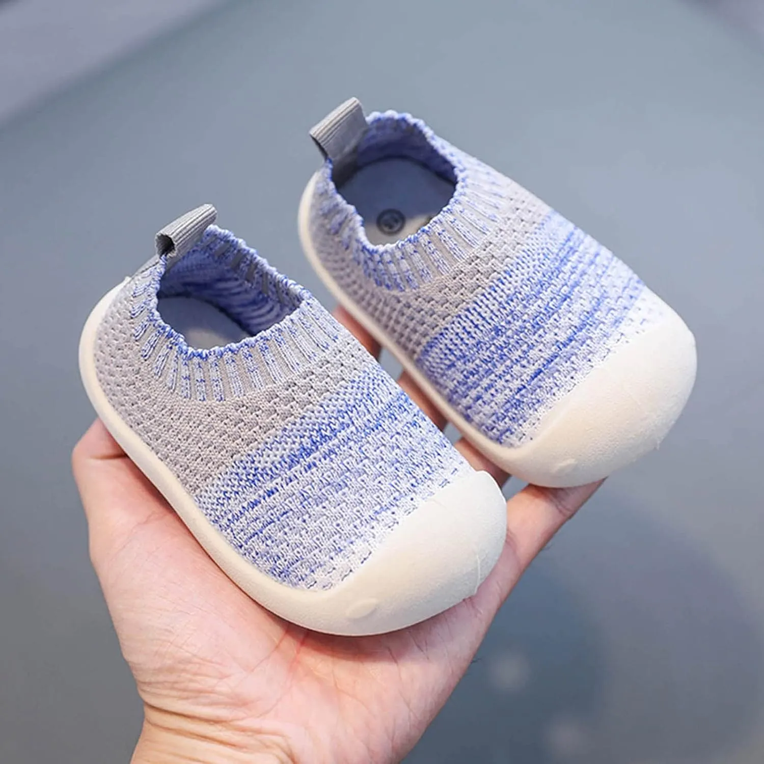 Baby Sneakers Girls Boys Lightweight Breathable Mesh First Walkers Shoes Warm Elastic Sock Shoes Indoor Outdoor
