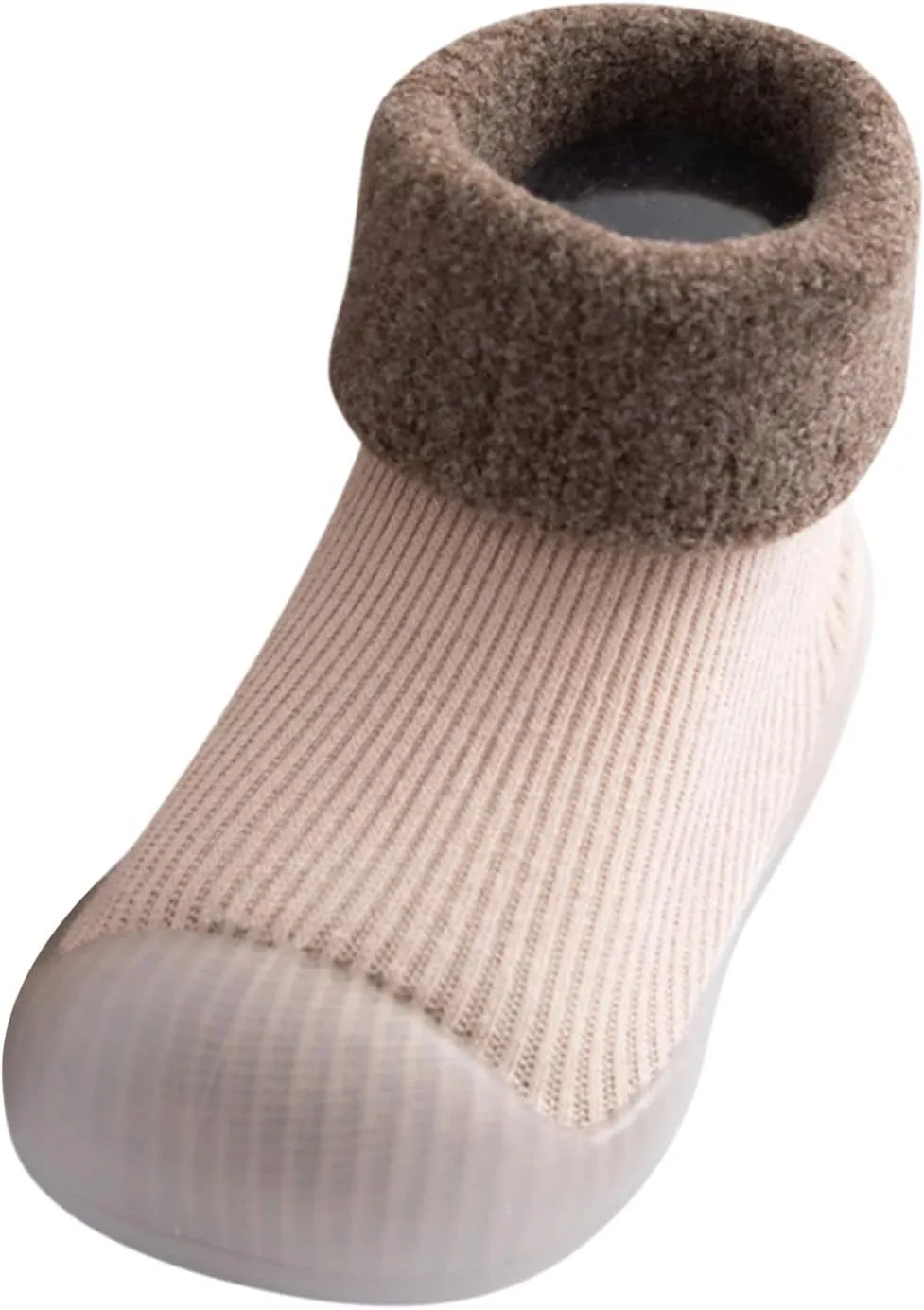 Baby Sock Shoes,Baby Boys Girls Slipper Soft Rubber Socks Shoes Sole Solid Toddler Kids Knit Stocking Warm Baby Shoes