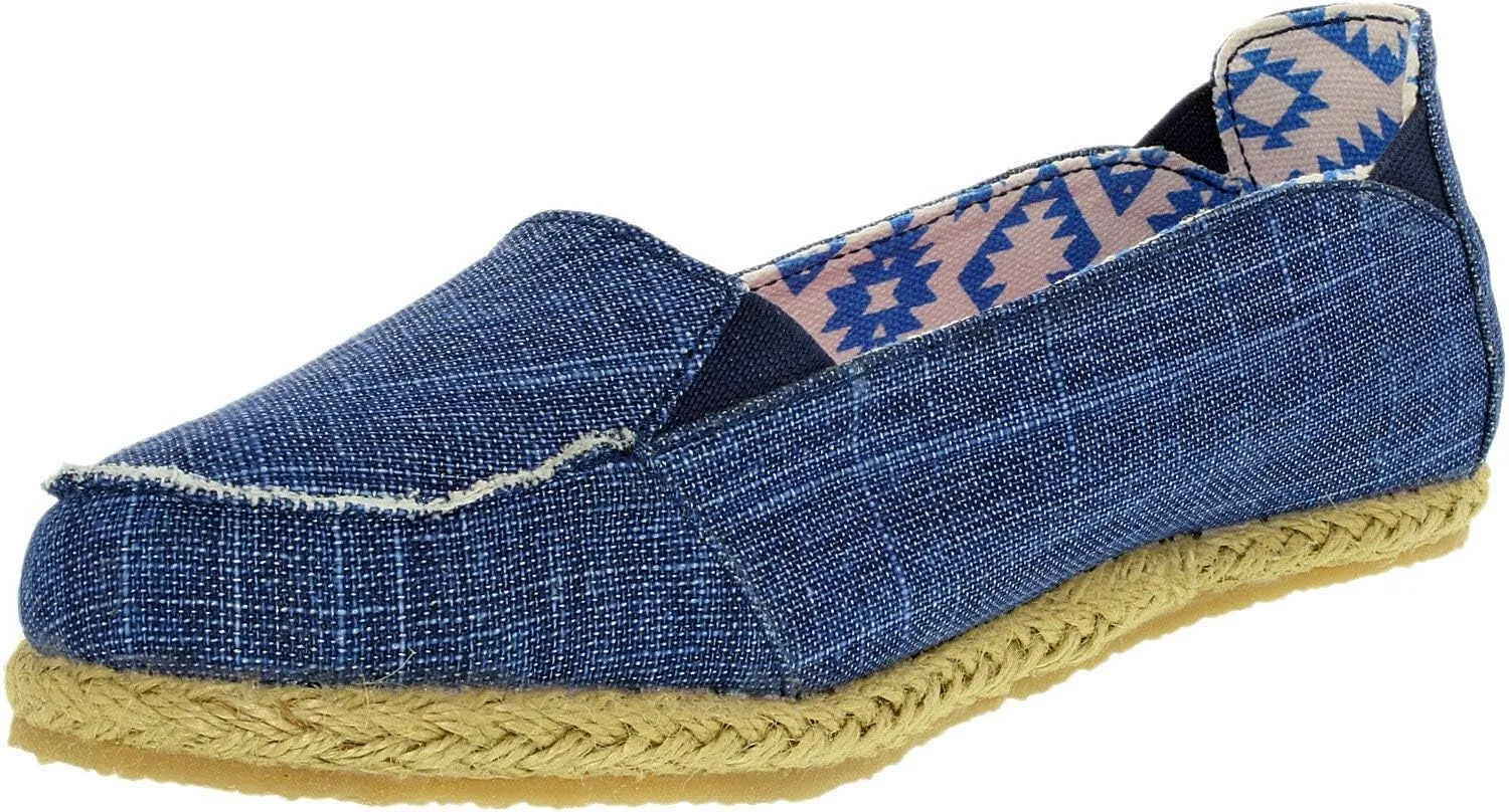 BEARPAW Girl's Heather Canvas Ankle-High Loafers & Slip-On