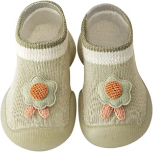 Boy Girl Baby Sock Shoes,0-3 Years Newborn Baby Boys Girls Sock Shoes Cute Cartoon First Walking Shoes Prewalker