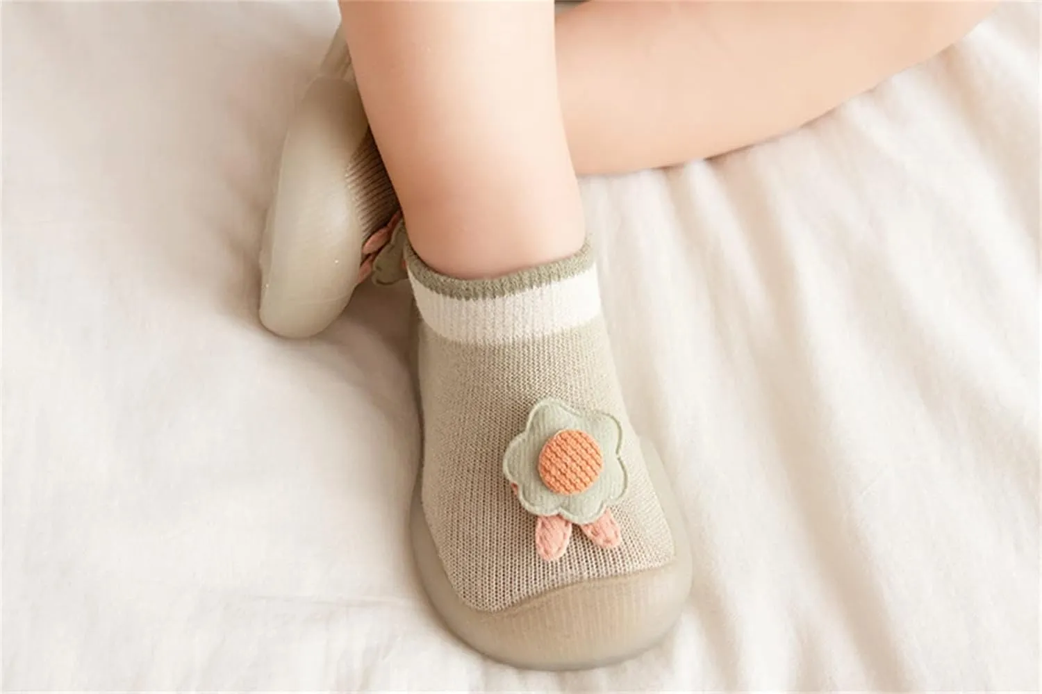 Boy Girl Baby Sock Shoes,0-3 Years Newborn Baby Boys Girls Sock Shoes Cute Cartoon First Walking Shoes Prewalker