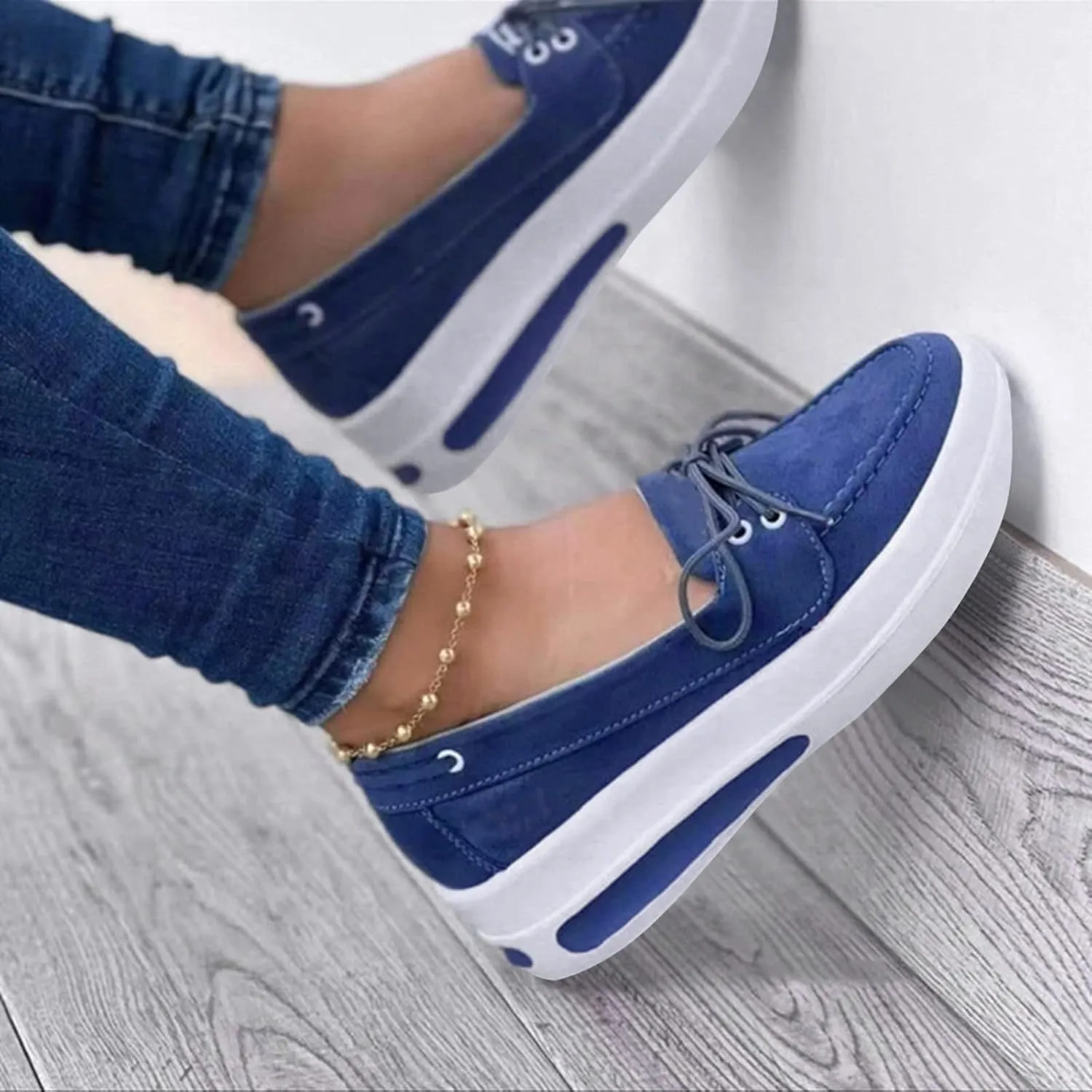 Business Casual Sneakers Women Zapatos OrtopéDicos para Mujer Con Pie Plano Black Sneakers for Women Fashion Womens Platform Sneakers Fashion Zapatillas Blancas para Mujer De Tacon Bajo
