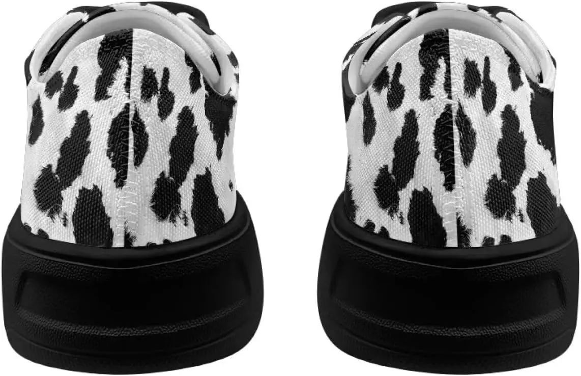Canvas Shoes Lace-Up Low Top Sneakers Womens Fashion Casual Shoes Walking Comfortable Platform Canvas Sneakers