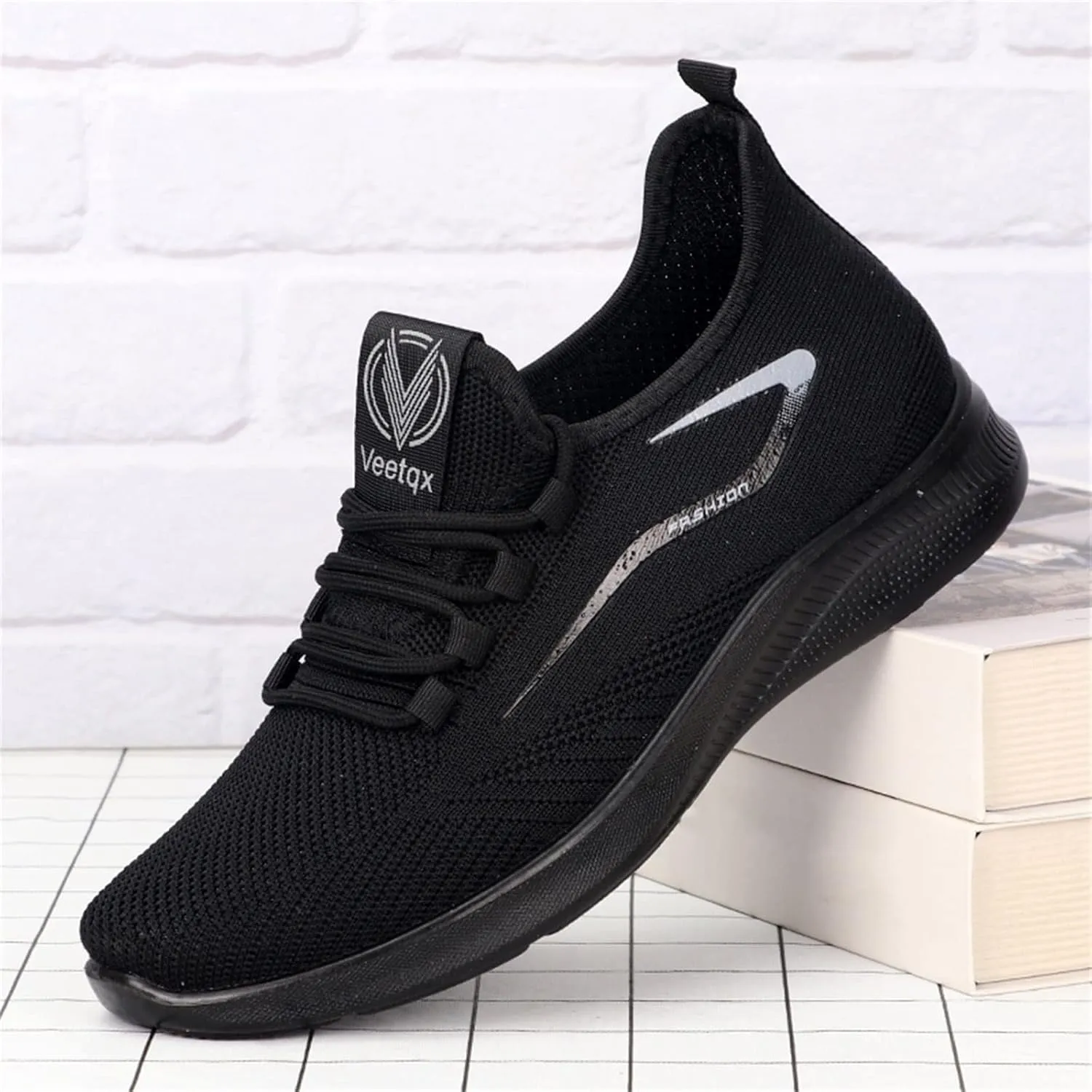 Cathalem Sneakers for Men Slip On Walking Shoes with Arch Support Lightweight Running Sneakers Non Slip Breathable Tennis Shoes