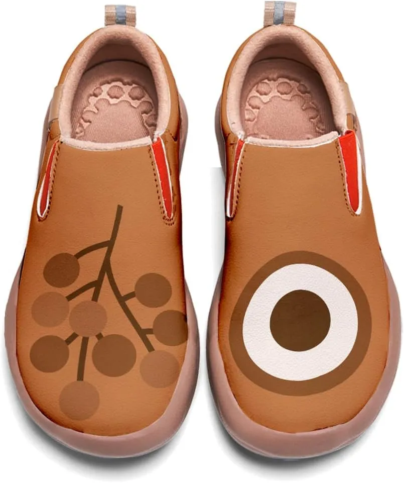 Child's Travel Shoes Boy Girl Slip On Loafers Casual Walking Comfort Abstract Art Painted Sneakers Kids
