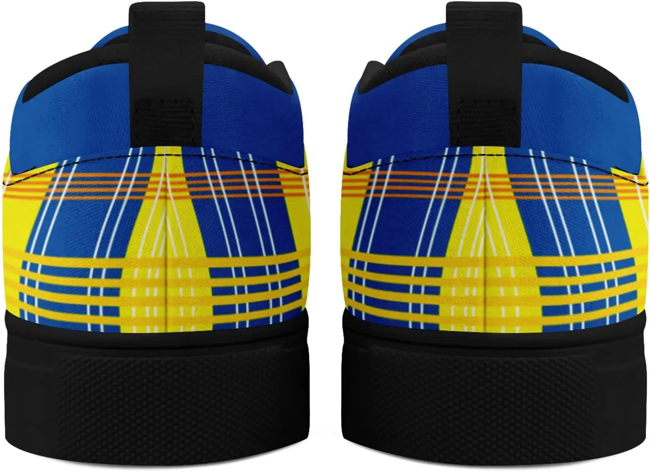 Custom Plaid Slip-On Canvas Shoes Personalized Logo Name Classic Design Comfortable Breathable Casual Summer Sneaker