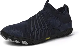 DHAEY Deadlift Shoes for Men Women Mesh Cloth Breathable Non-Slip Sole Professional Cross Trainer Shoes Indoor Fitness Yoga Skipping Rope Sneakers (Color : Blue, Size : 11 Women/9.5 Men)