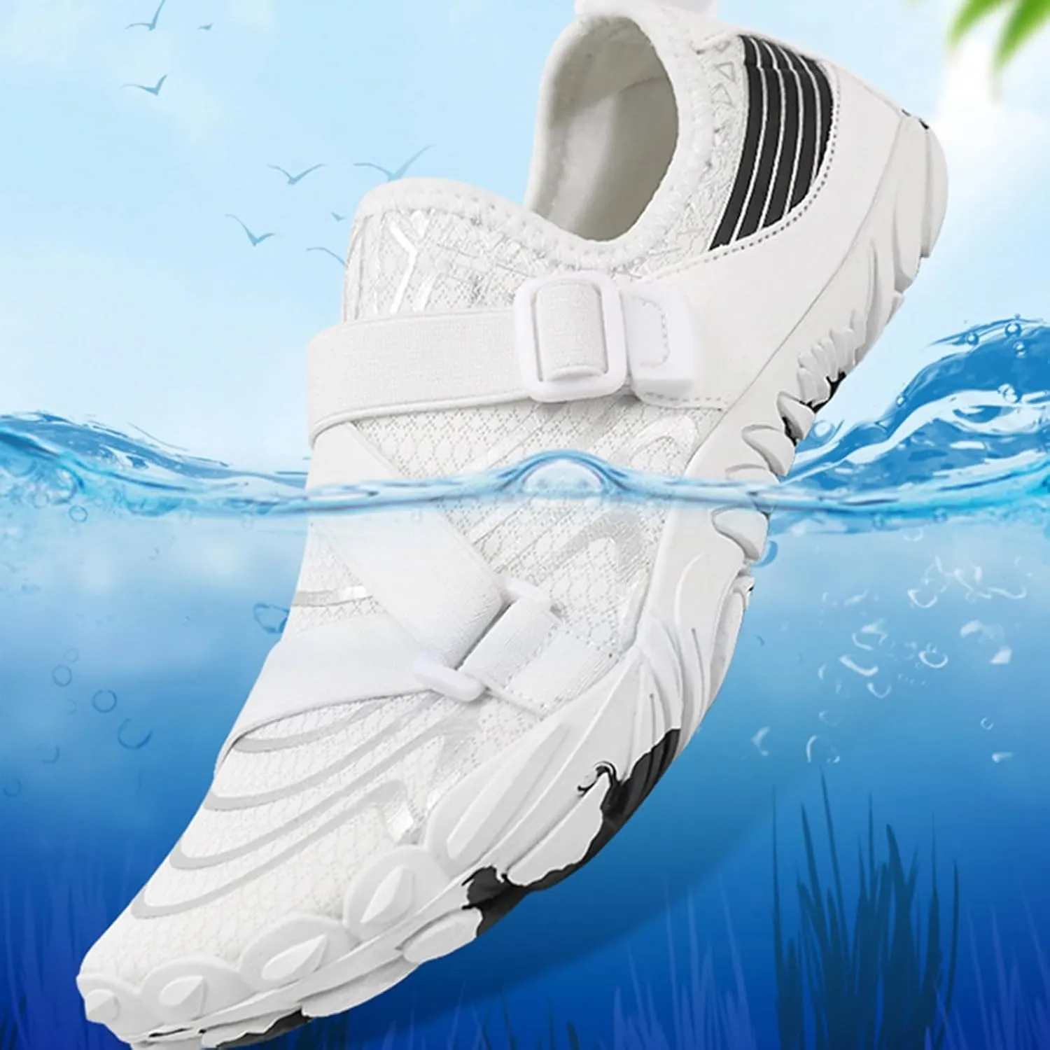 DHAEY Men Women Weightlifting Squat Shoes Breathable Lightweight Soft Sole Professional Deadlift Shoes Indoor Fitness Cross-Trainer Sneaker (Color : White, Size : 11 Women/9.5 Men)