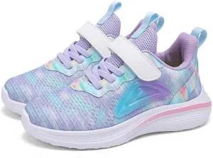 DHOVOR Girls Running Shoes Athletic Fashion Sneakers Lightweight Tennis Walking Basketball Shoes for Girls(Little Kid/Big Kid)