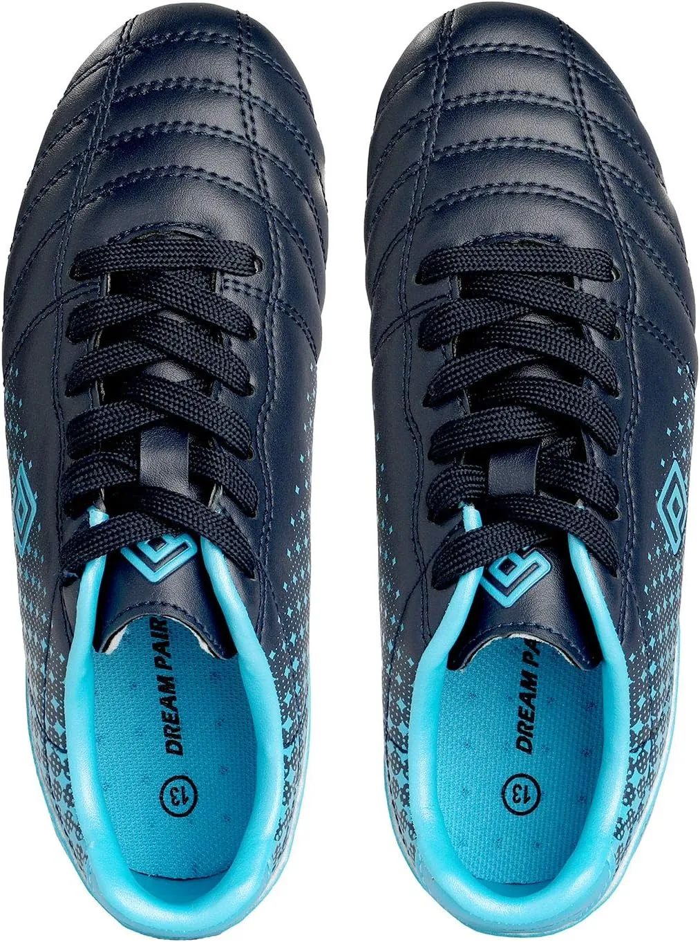 DREAM PAIRS Boys Girls Outdoor Sport Football Shoes Soccer Cleats for Little/Big Kid