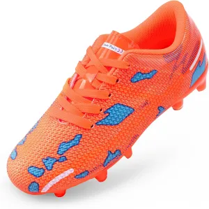 DREAM PAIRS Boys Girls Soccer Cleats Kids Football Shoes for Little/Big Kid