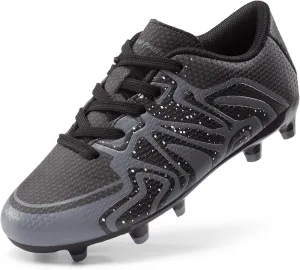 DREAM PAIRS Boys Girls Soccer Cleats Youth Firm Groud Baseball Cleats Sport Athletic Outdoor Trainning Football Shoes for Little/Big Kid