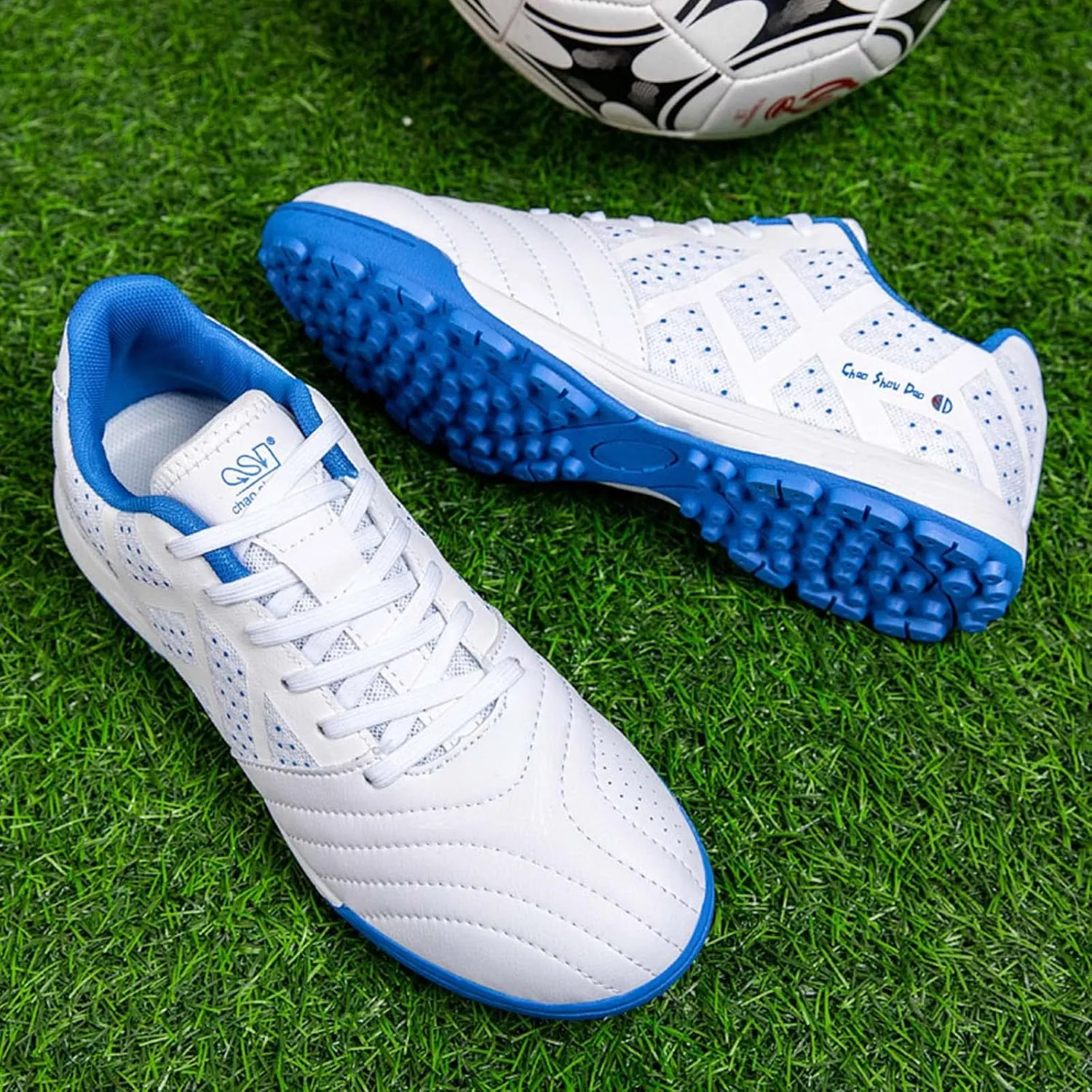 Eliogn Mens Soccer Shoes Boys Girls Turf Ground Athletic Football Shoes Youth Turf Soccer Shoes