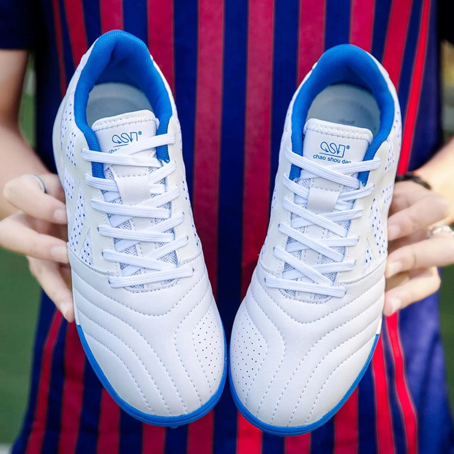 Eliogn Mens Soccer Shoes Boys Girls Turf Ground Athletic Football Shoes Youth Turf Soccer Shoes