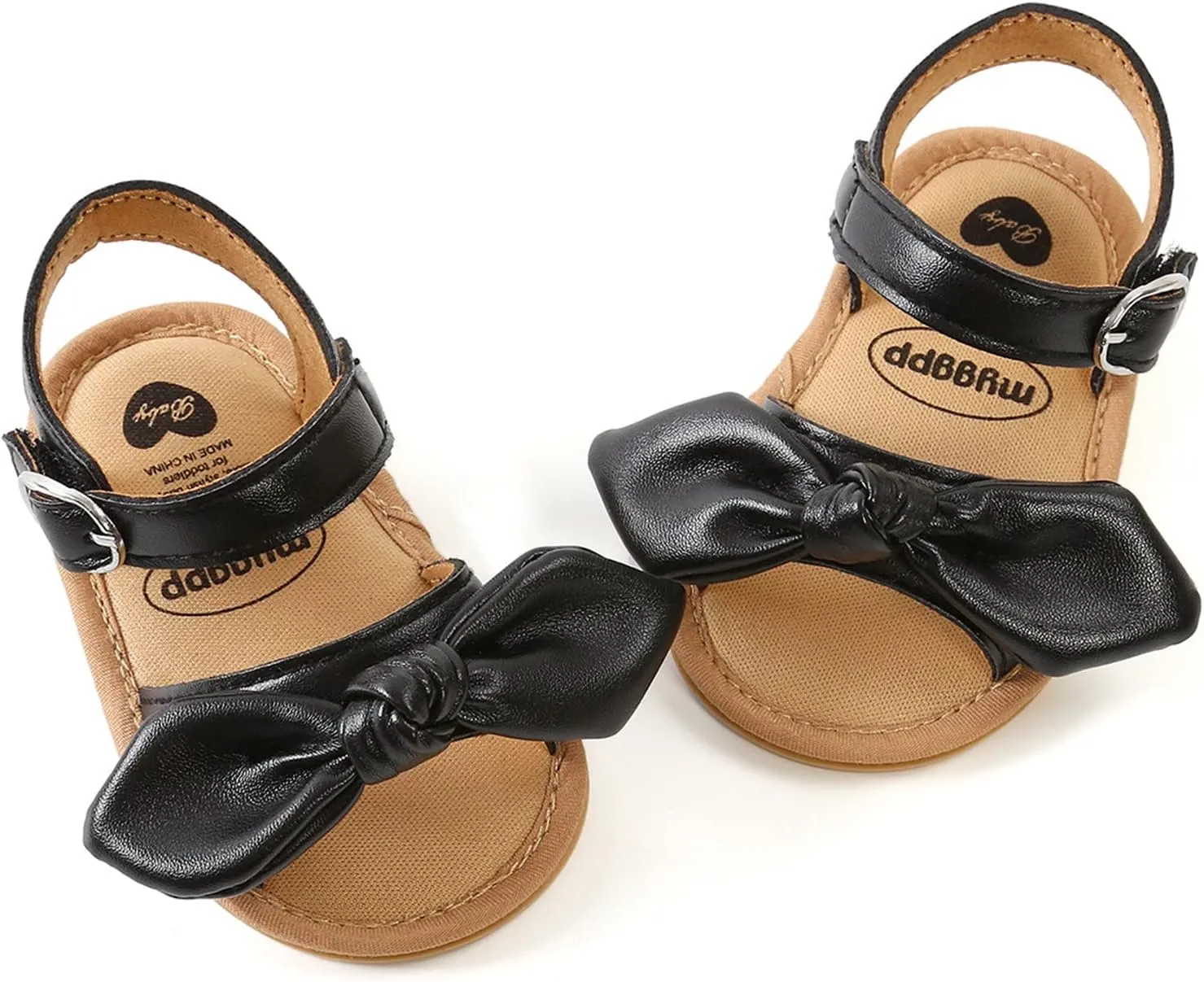 Girl Sandals Size 13 Bowknot Prewalker Walkers 0-18M First Kids Sandals Barefoot Non-Slip Bots Flip Flops
