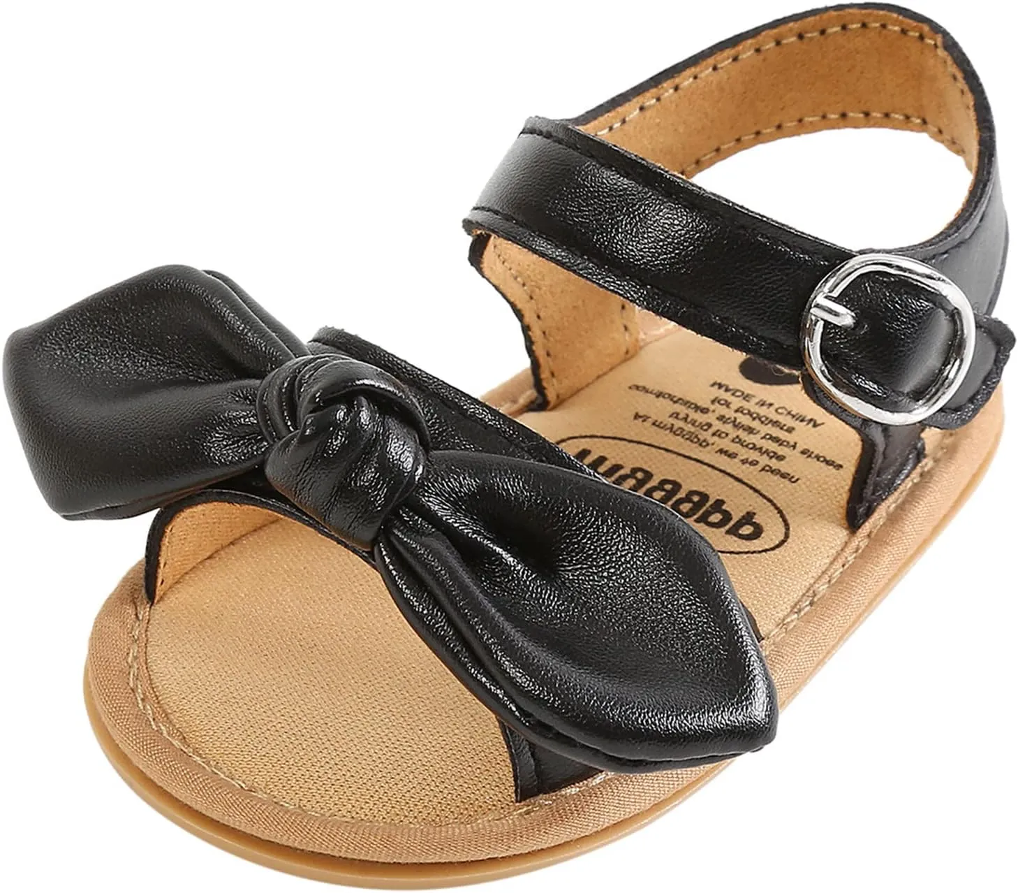 Girl Sandals Size 13 Bowknot Prewalker Walkers 0-18M First Kids Sandals Barefoot Non-Slip Bots Flip Flops