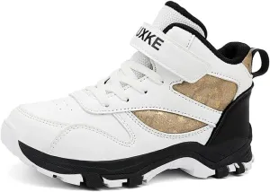 Girls Boys Basketball Shoes Kids Fashion Breathable Comfortable Sneakers Non Slip Leather Outdoor Sport Shoe
