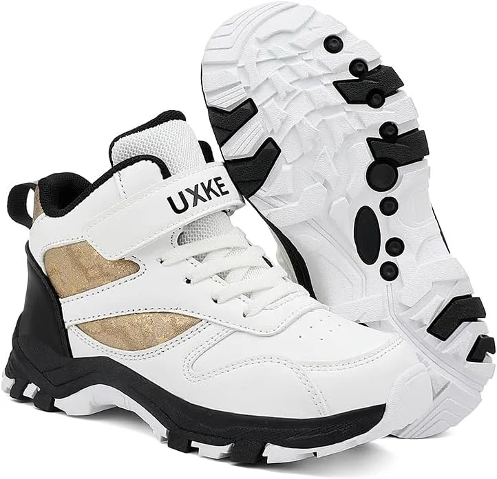 Girls Boys Basketball Shoes Kids Fashion Breathable Comfortable Sneakers Non Slip Leather Outdoor Sport Shoe