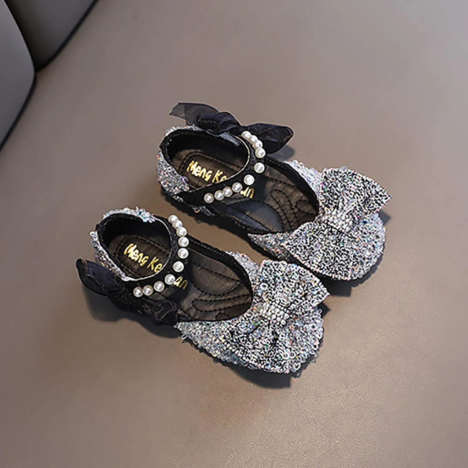 Girls Dress Shoes,Dance Shoes for Girls Childrens Shoes Pearl Princess Shoes Baby Girls Shoes for Party Wedding