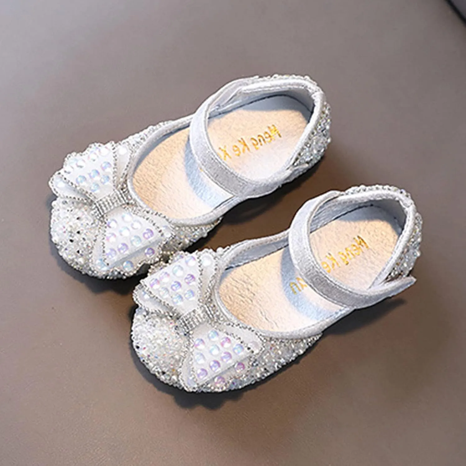 Girls Dress Shoes,Dance Shoes for Girls Childrens Shoes Pearl Princess Shoes Baby Girls Shoes for Party Wedding