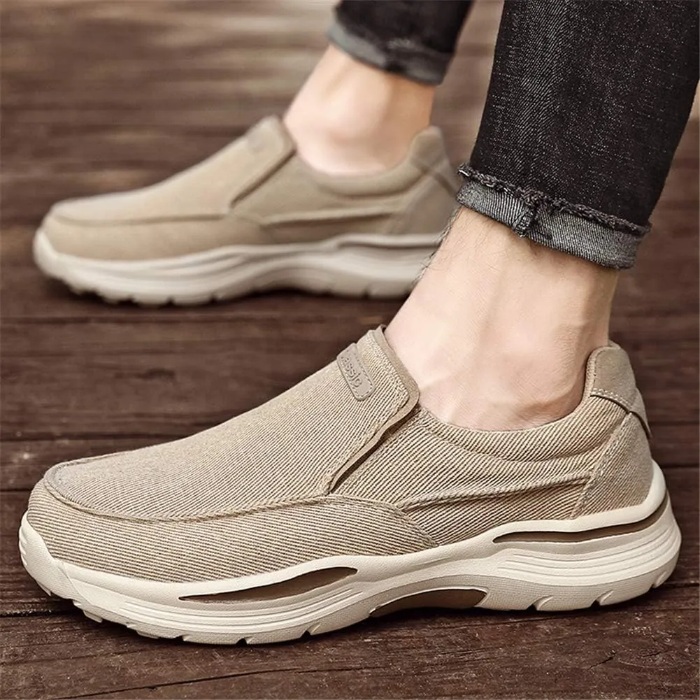 GOSPT Men's Slip on Canvas Shoes Comfortable Casual Loafers Driving Moccasins