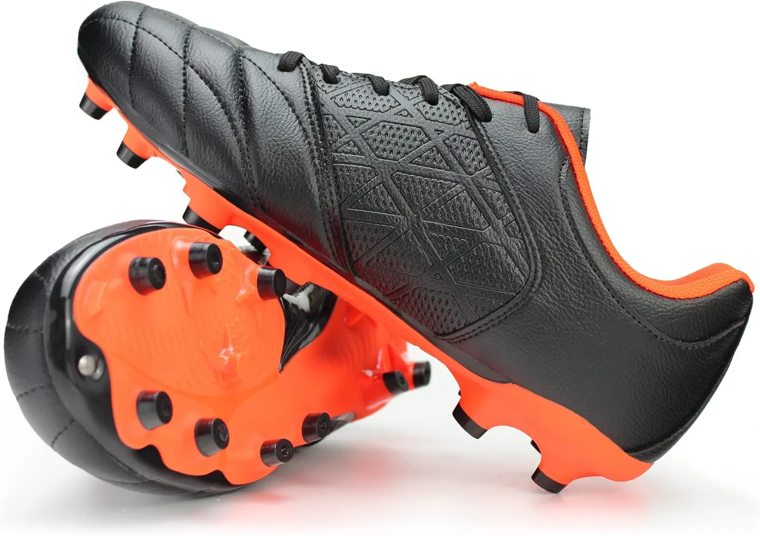 Hawkwell Men's Big Kids Youth Athletic Outdoor Professional Firm Ground Soccer Cleats