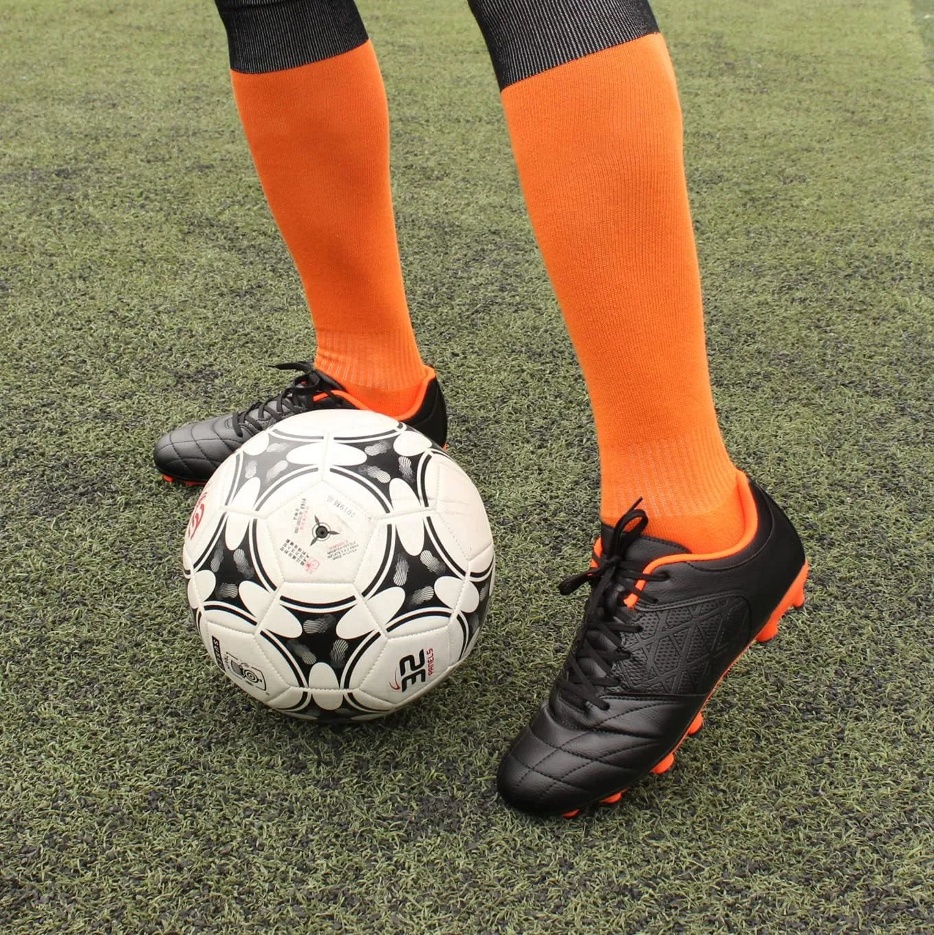 Hawkwell Men's Big Kids Youth Athletic Outdoor Professional Firm Ground Soccer Cleats
