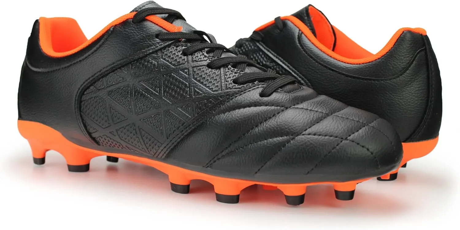 Hawkwell Men's Big Kids Youth Athletic Outdoor Professional Firm Ground Soccer Cleats