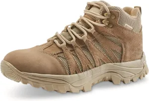 HQ ISSUE Canyon Men's 6" Waterproof Tactical Hiking Boots Lace-Up Non-Slip Rubber Sole Trekking Shoes