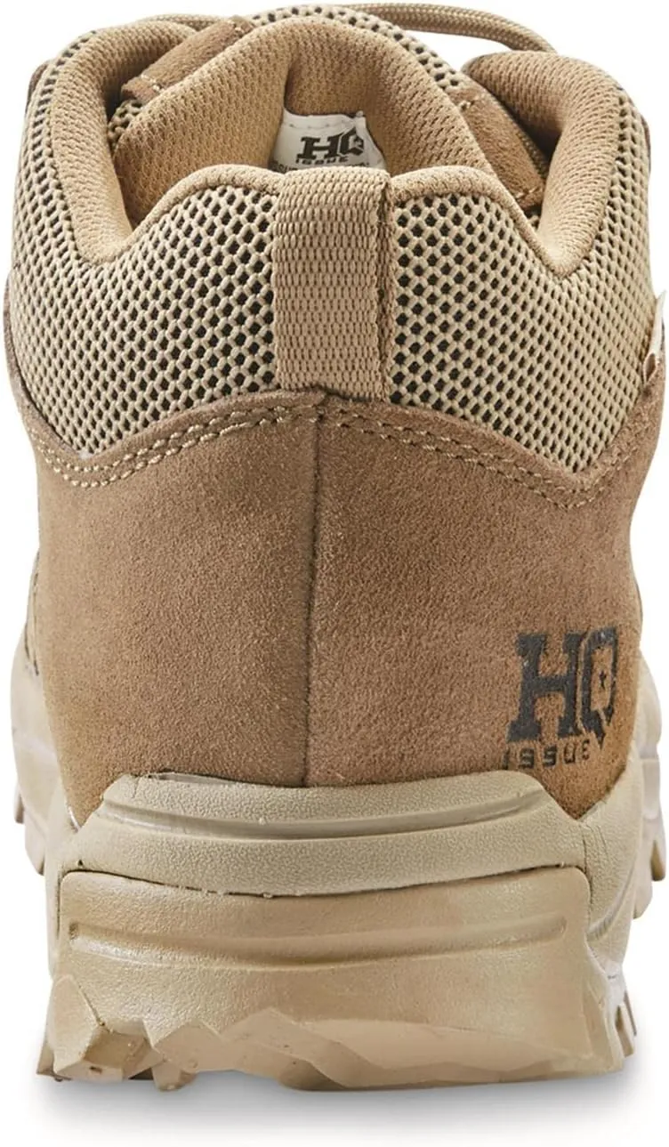 HQ ISSUE Canyon Men's 6" Waterproof Tactical Hiking Boots Lace-Up Non-Slip Rubber Sole Trekking Shoes