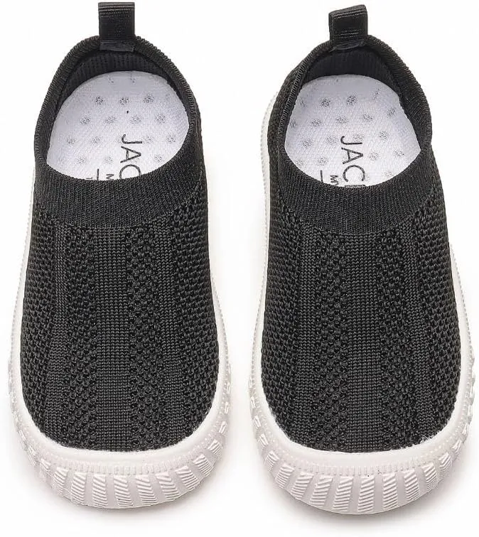 Jack & Lily Baby, Toddler & Kids Walking Shoes  Non-Slip, Washable Slip-On Sneakers for Boys & Girls  Indoor & Outdoor Use