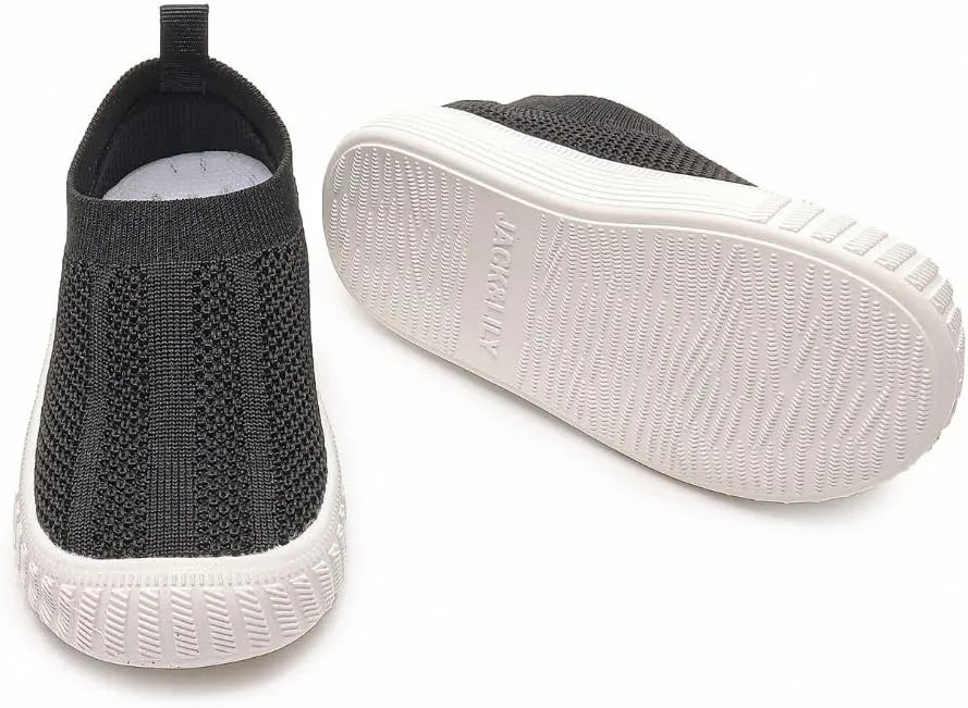 Jack & Lily Baby, Toddler & Kids Walking Shoes  Non-Slip, Washable Slip-On Sneakers for Boys & Girls  Indoor & Outdoor Use