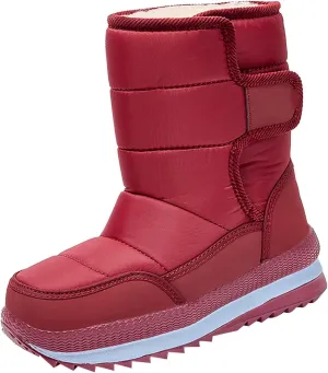 Kids aterproof Snow Boots Girls Boys Toddlers Insulated Warm Fleece Lined Girls Boys Toddler Winter Size 10 Snow Boots