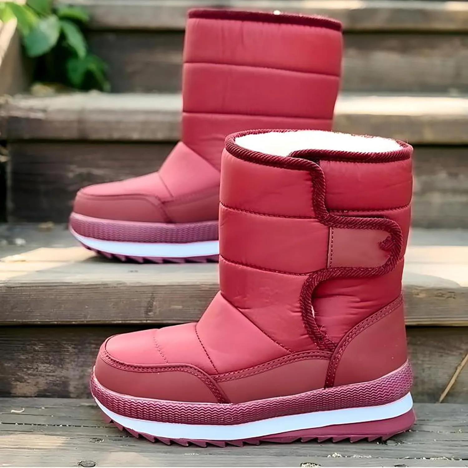 Kids 𝐖aterproof Snow Boots Girls Boys Toddlers Insulated Warm Fleece Lined Girls Boys Toddler Winter Size 10 Snow Boots