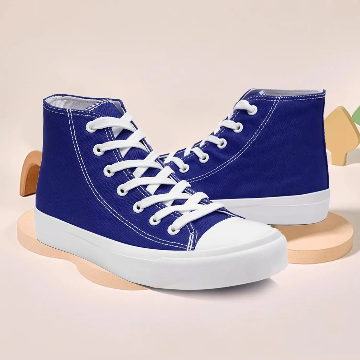 Kids Canvas Sneakers for Girls Boys High Top Canvas Fashion Shoes Comfortable Classic Casual Lace up Walking Running Shoes