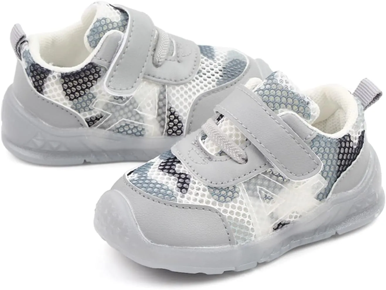 Kids Casual Slip Shoes Boys and Girls Children Breathable Hook Loop Non Slip Soft Sole Boys Sneaker