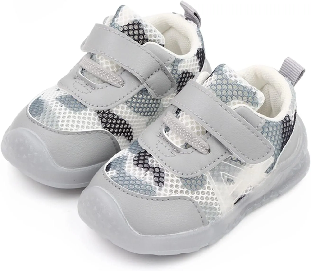 Kids Casual Slip Shoes Boys and Girls Children Breathable Hook Loop Non Slip Soft Sole Boys Sneaker