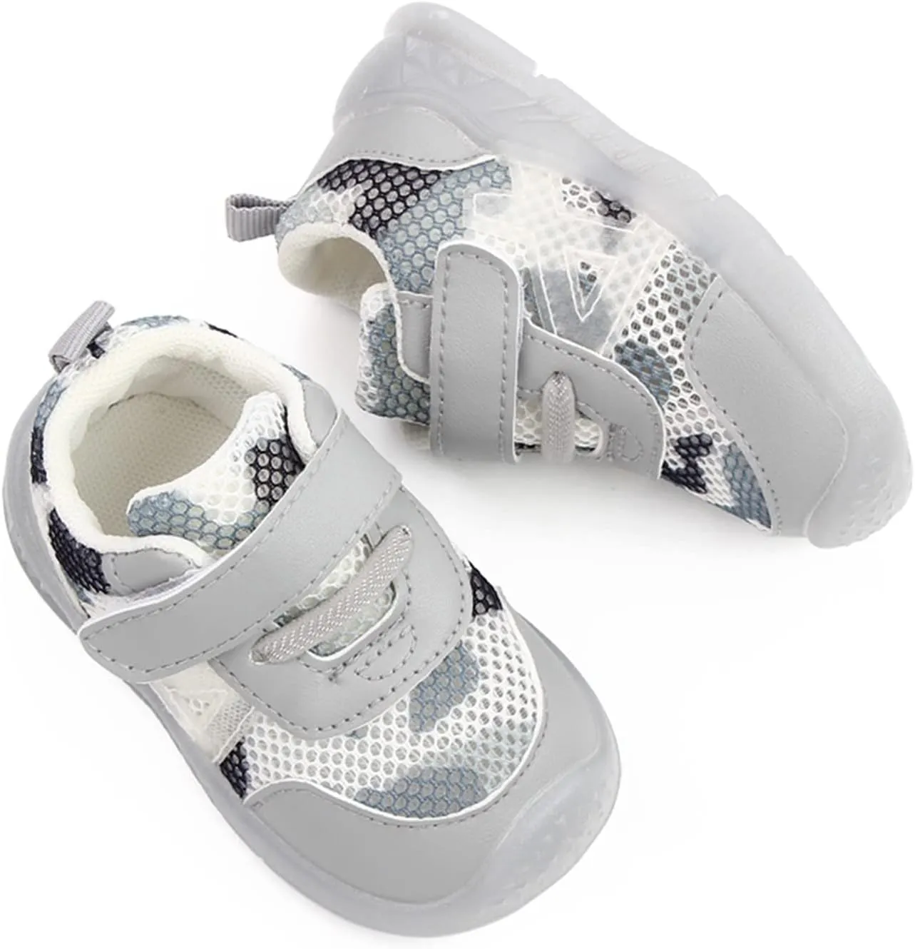 Kids Casual Slip Shoes Boys and Girls Children Breathable Hook Loop Non Slip Soft Sole Boys Sneaker