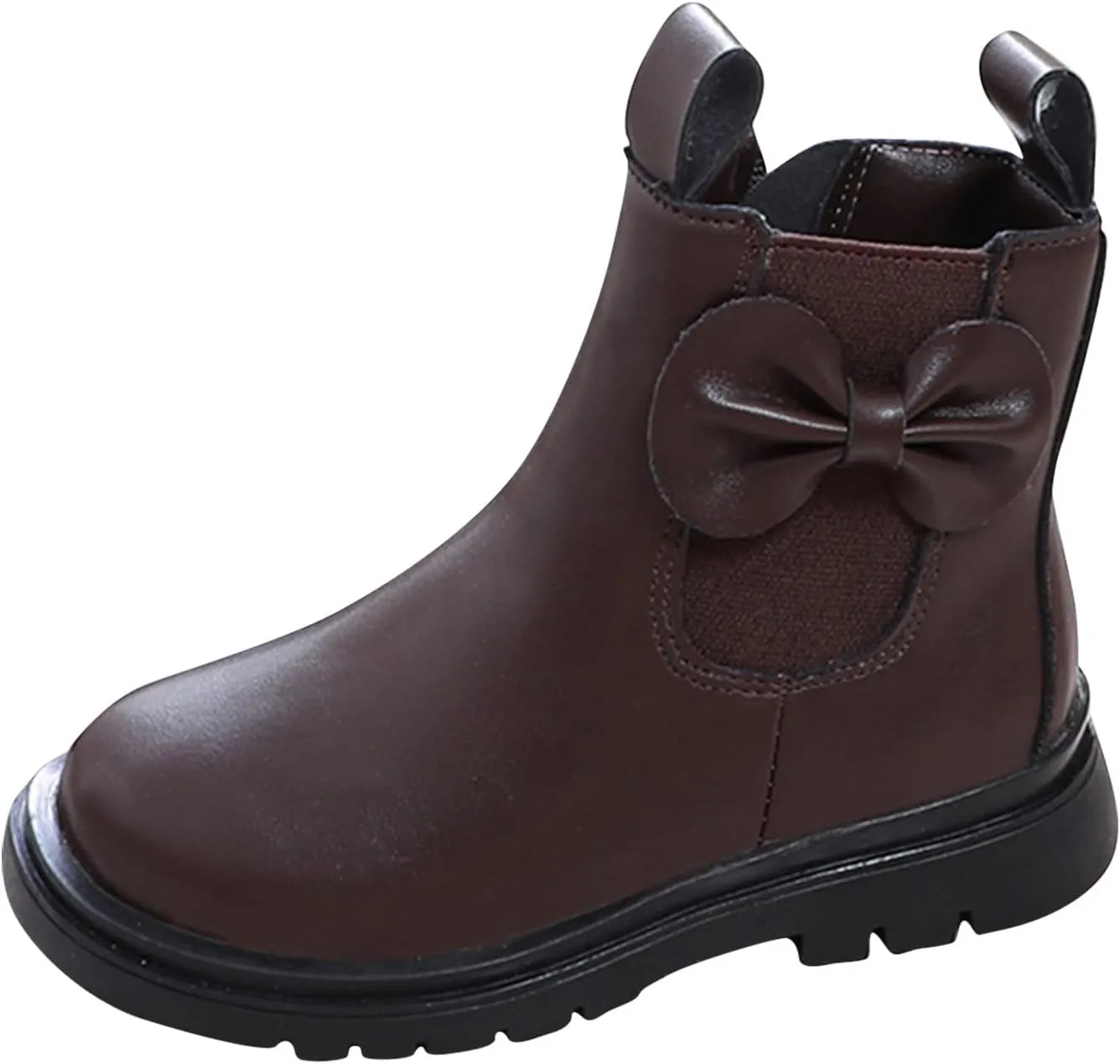 Kids Girls Ankle Bootie Kids Soft Plush Lining Faux Fur Snow Bootie Fashion Cute Toddler Boys Girl's Winter Boots