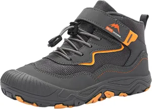 Kids Shoes Boys Girls High Top Sneaker Lace-Up Walking Causal Tennis Shoes Hiking Outdoor Ankle Booties Little/Big Kid