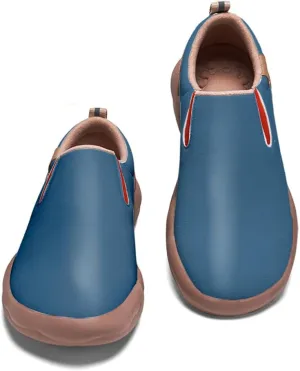 Kids Slip On Sneakers Girls Boys Campus Solid Color Loafers Casual Walking Shoes